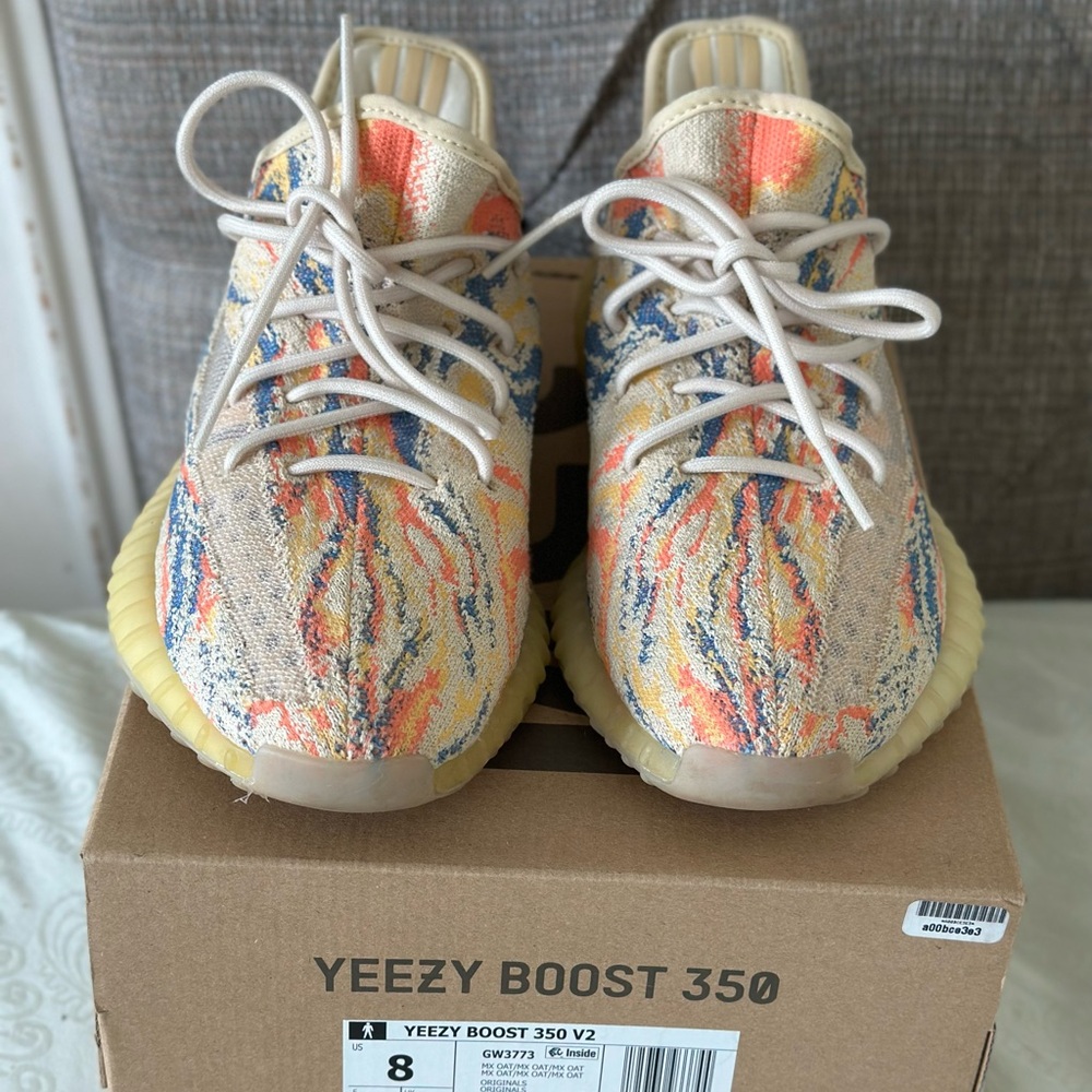Adidas Yeezy Multicolor Knit Sneakers